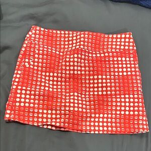 Zac & Rachel Red and White Mini Skirt